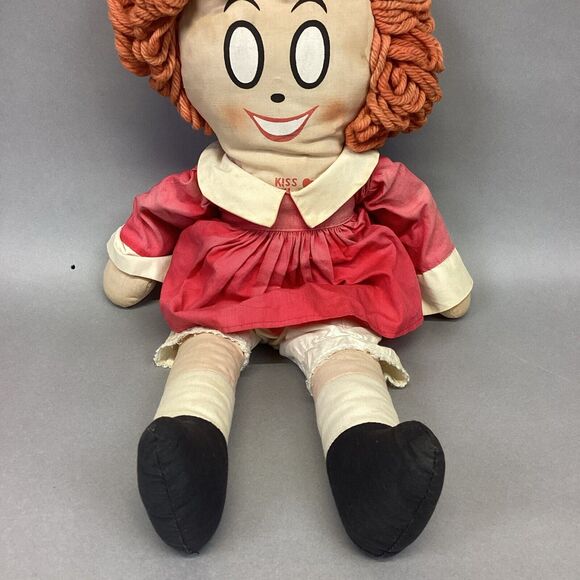 1967 Little Orphan Annie Plush & 1977 Knickerbocker Orphan Annie with Sandy Dog - Picture 4 of 14